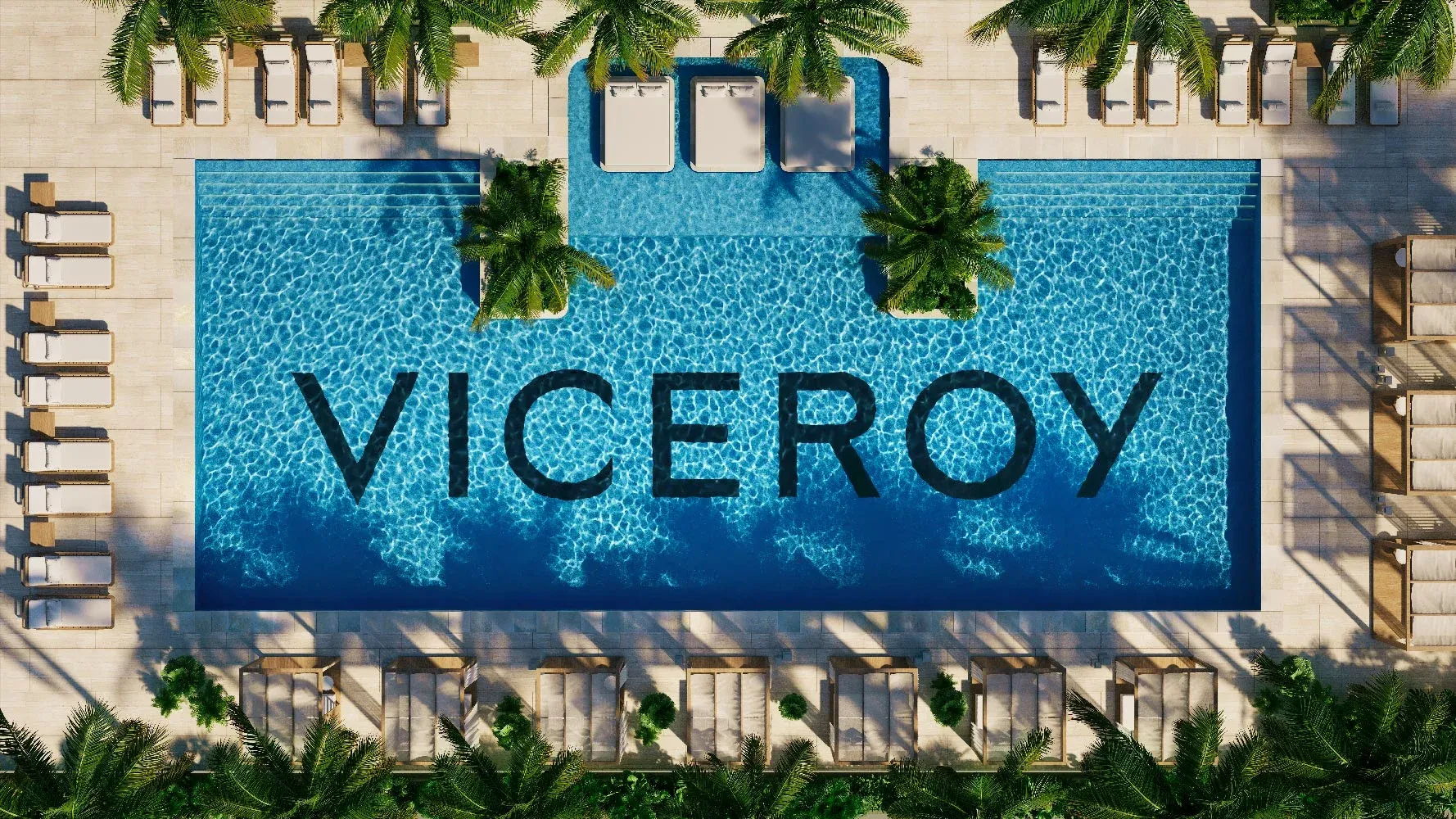 Viceroy Residences pool from above